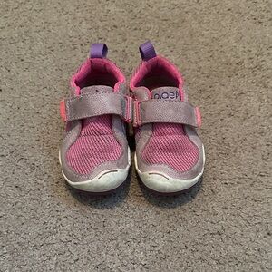 PLAE Pink and Gray Kids Sneakers